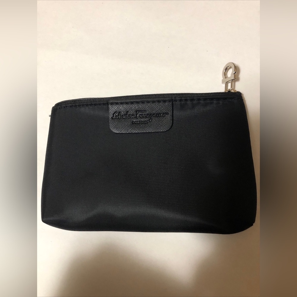 salvatore ferragamo Bag small travel pouch Black Authentic